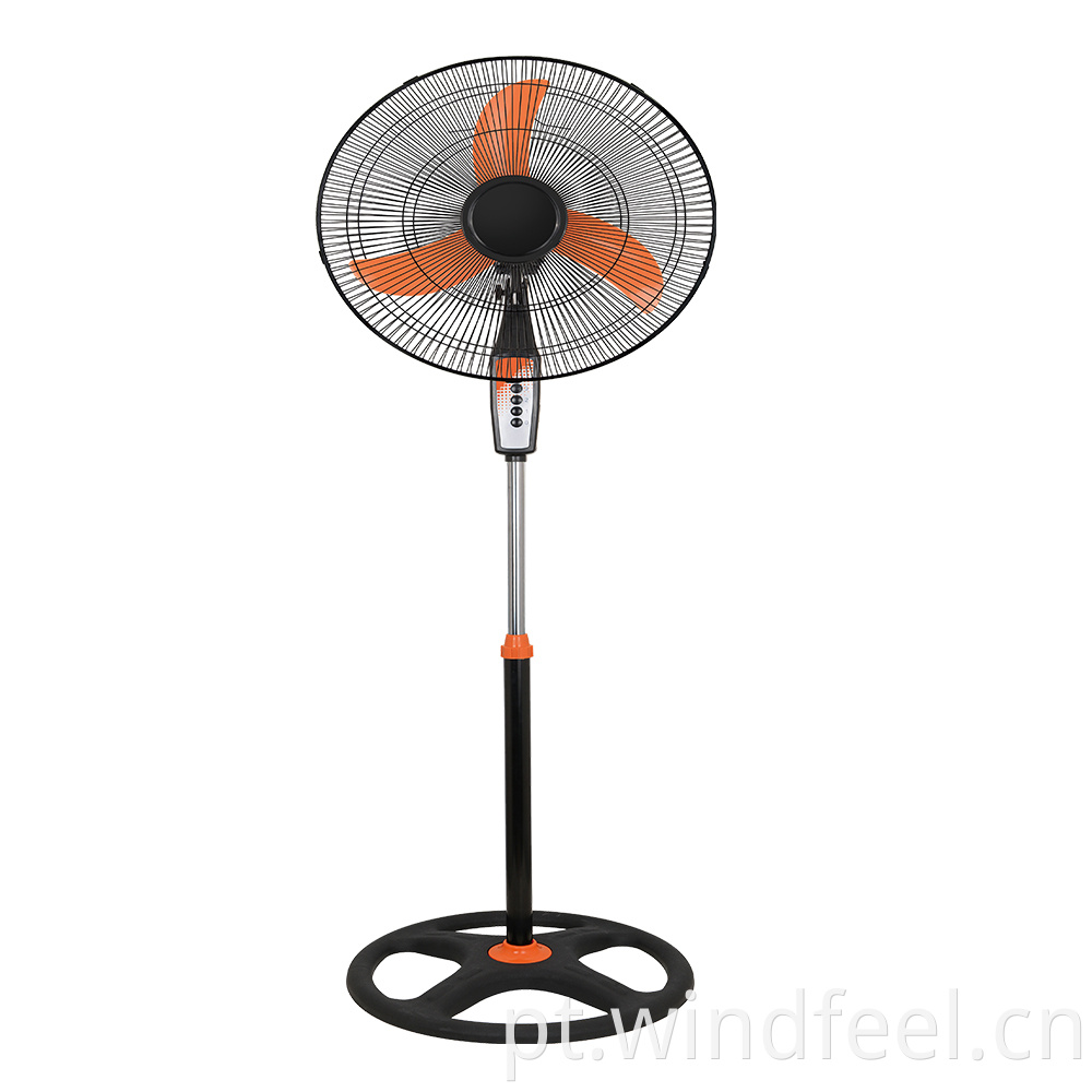 Ventilador com suporte de resfriamento elétrico de 16 polegadas Ventiladores com pedestal ajustável de altura